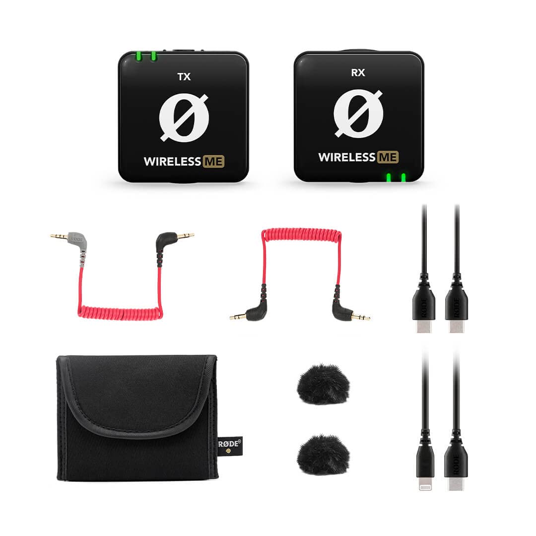 Rode Wireless ME Wireless Microphone Set + Interview GO Handle